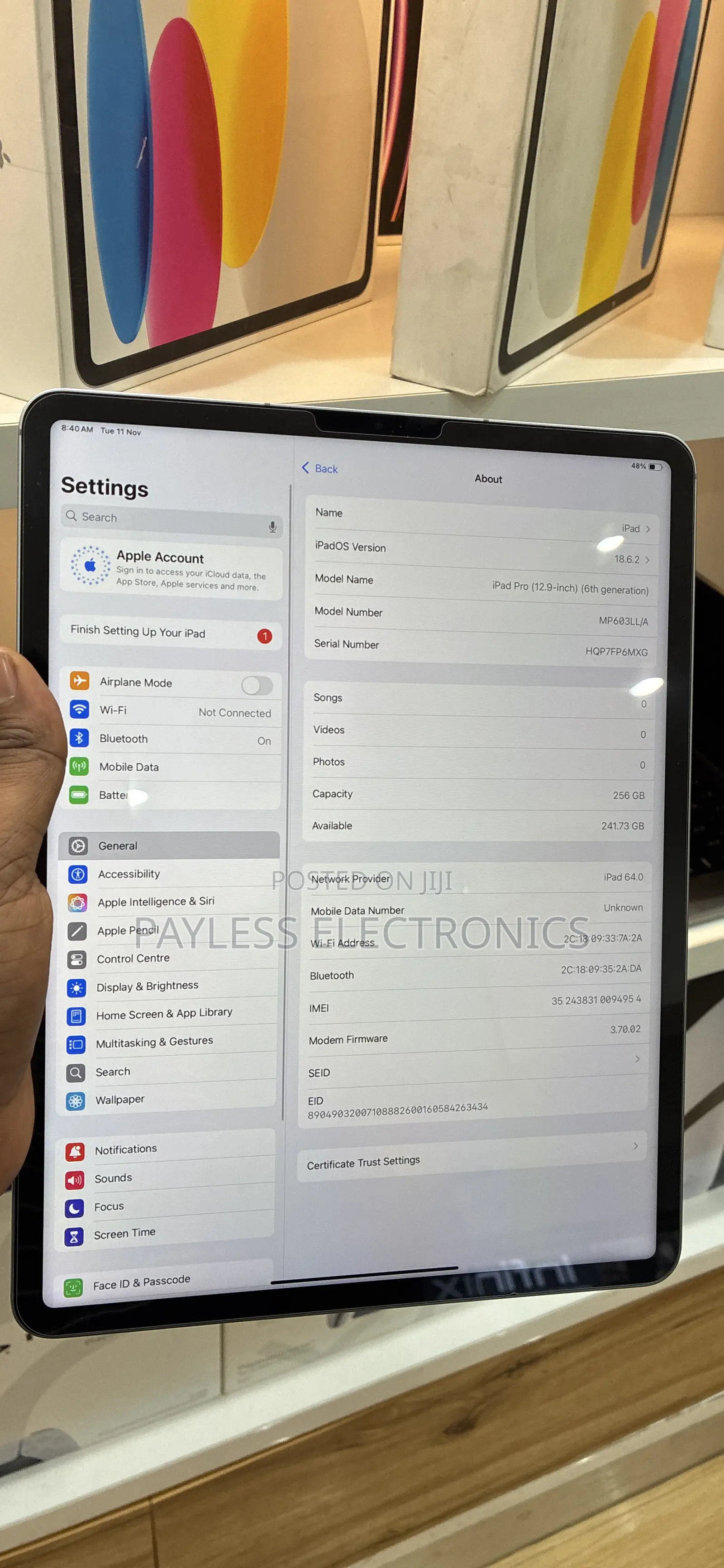 Apple iPad (2022) 256 GB Gray
