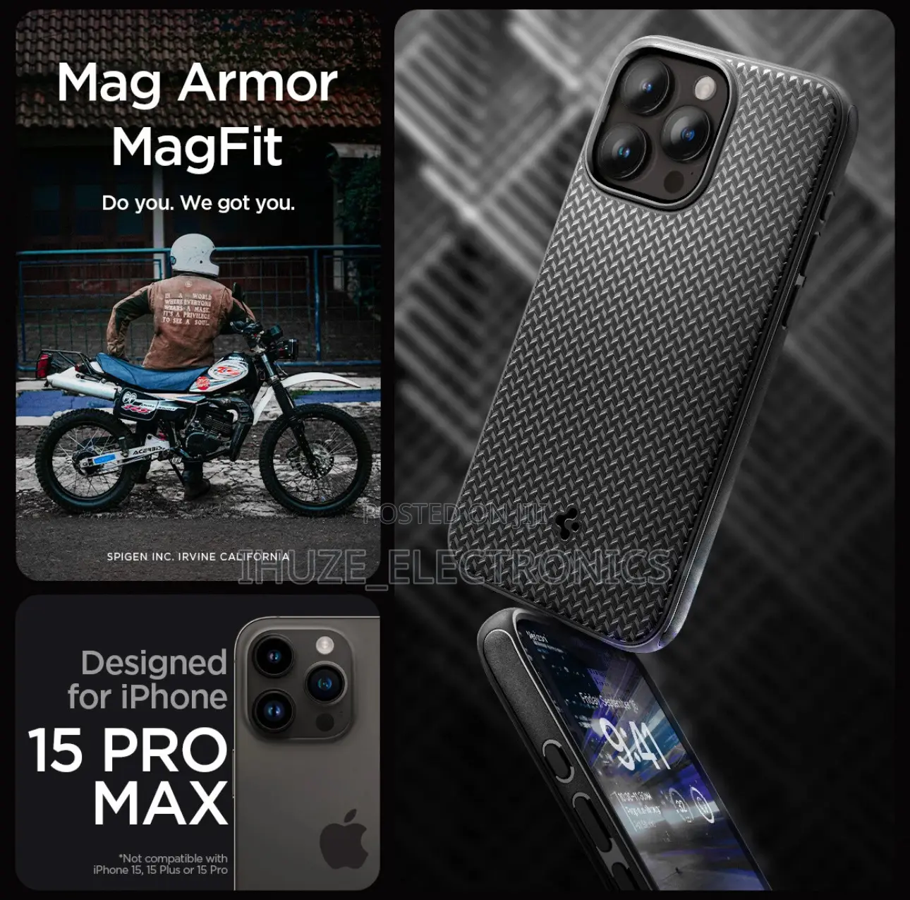 Spigen Mag Armor (Magfit) Case for iPhone 15/16/17 Pro Max