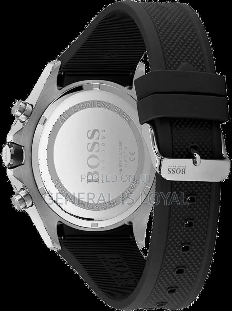 Hugo Boss Globetrotter Chronograph Silicone Strap Men’S Watch