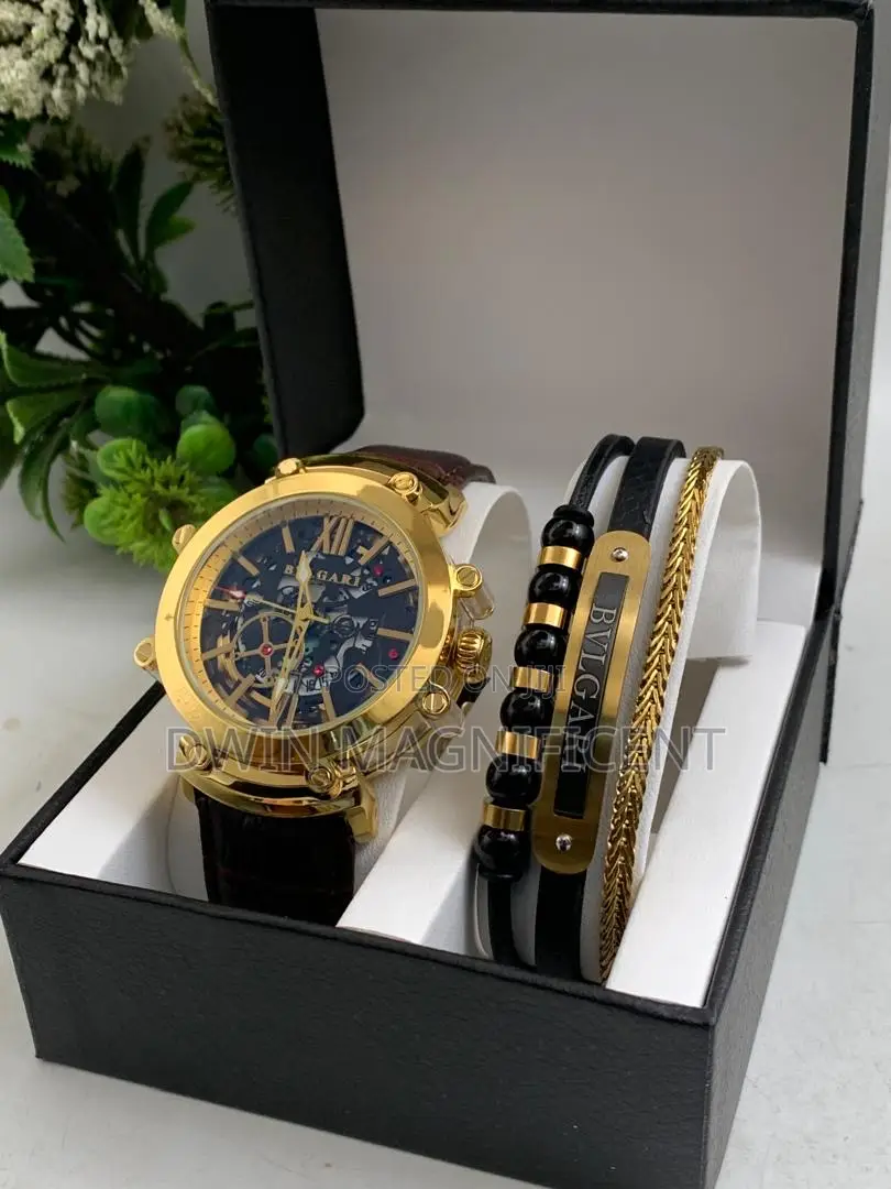 Bvlgari Skeleton Dial Watch Bracelet