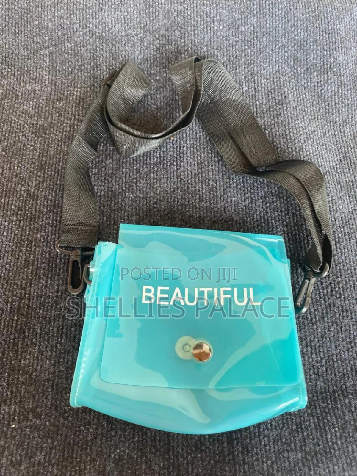 Women Mini Transparent Pvc Plastic Crossbody Durable Summer