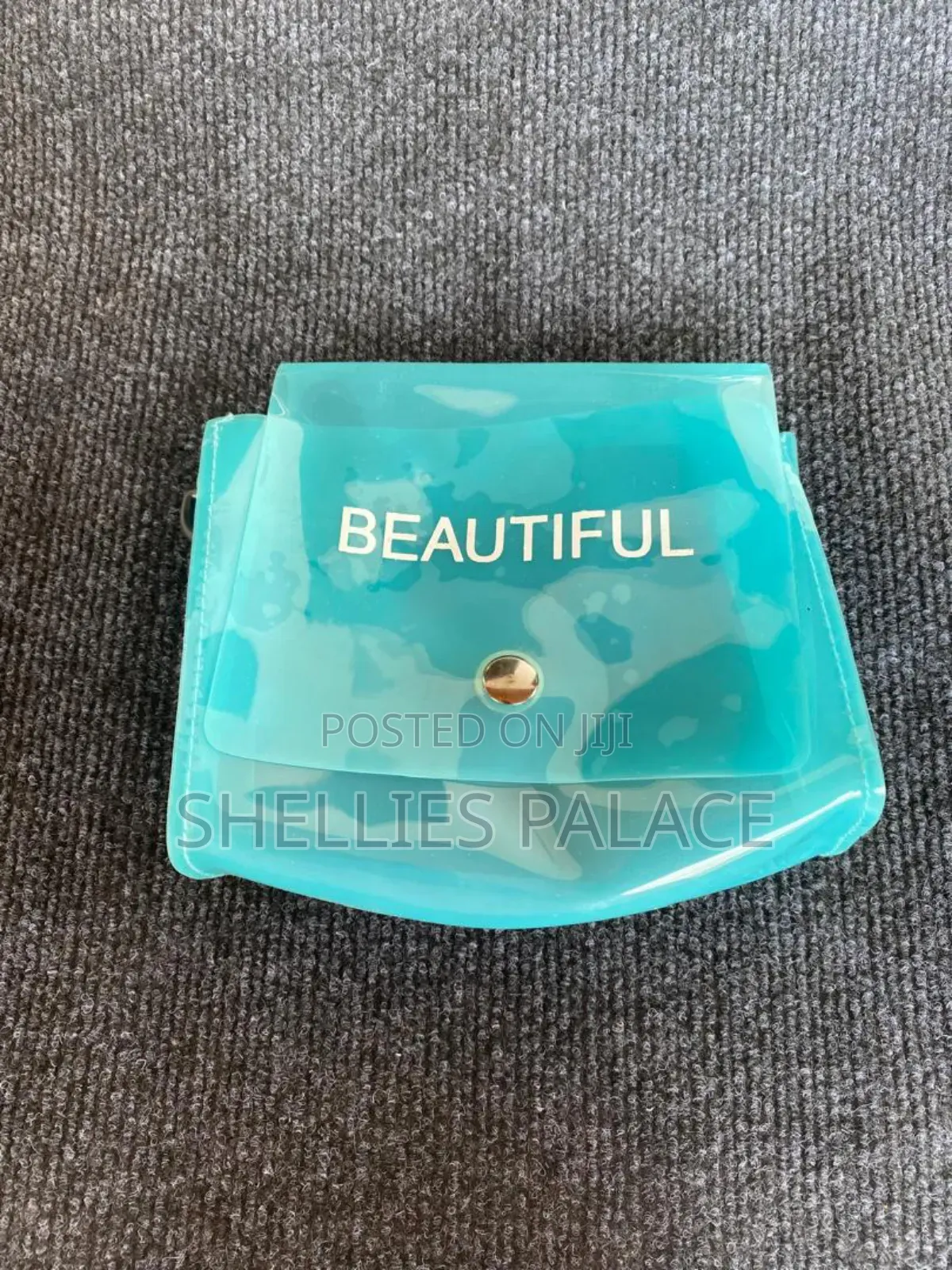 Women Mini Transparent Pvc Plastic Crossbody Durable Summer