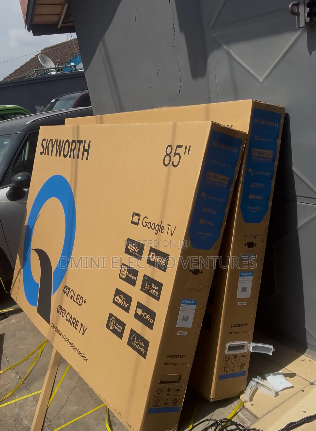 Latest Skyworth 85” Qled Smart Tv With Voice Control