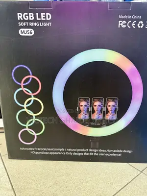 RGB 22 Inch Ring Light With Tripod Stand