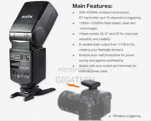 Godox Tt520 Ii Thinklite Flash Speedlite