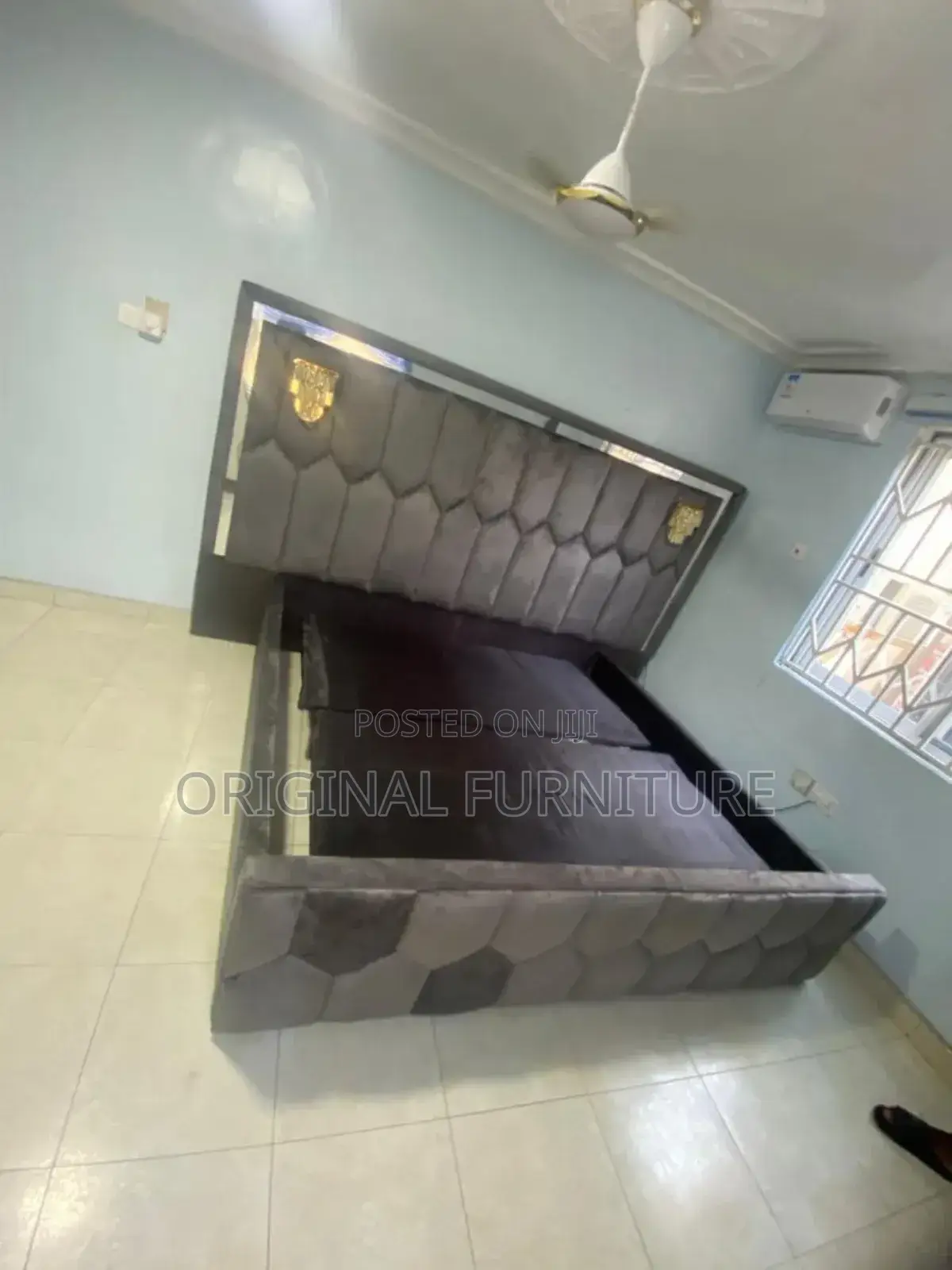 Over Size King Size Bed Frame and Light