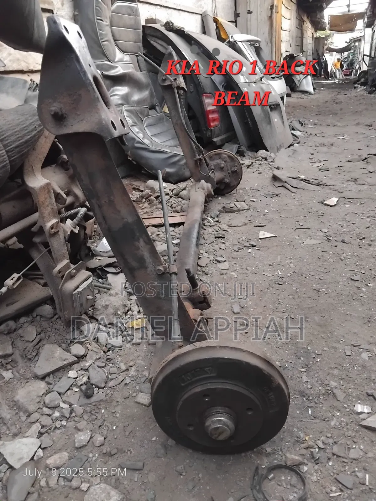 Home Used Hub and Shocks, Steer Rags, Shaft ,Front and Back Beams