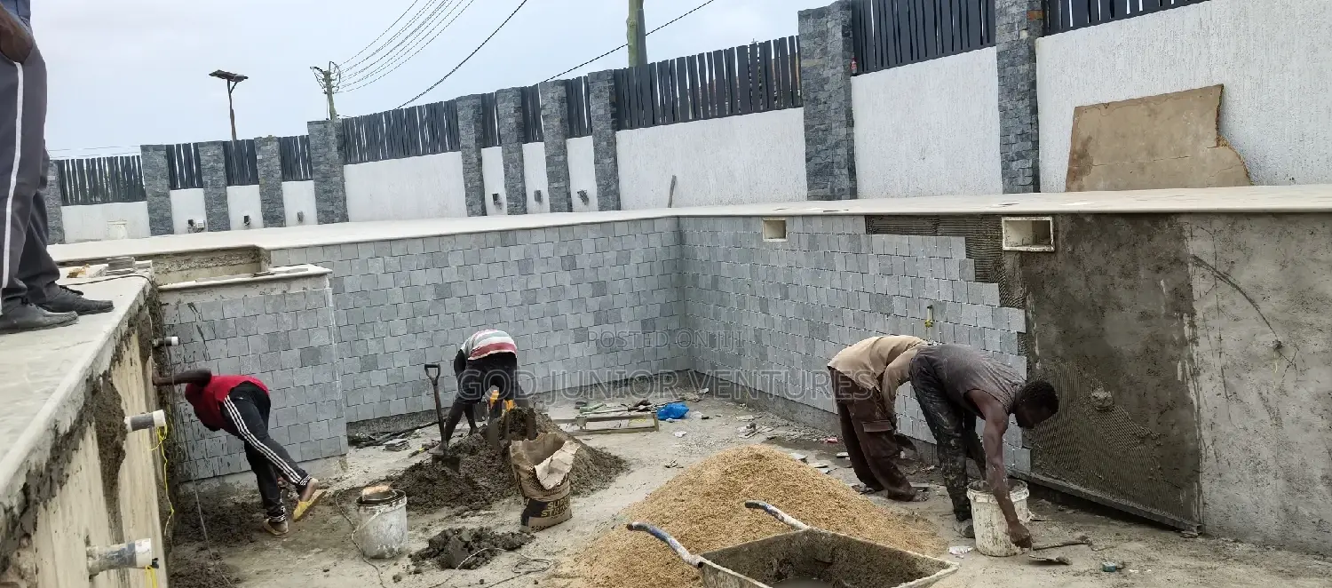 Swimming Pools Tiles Laying Service