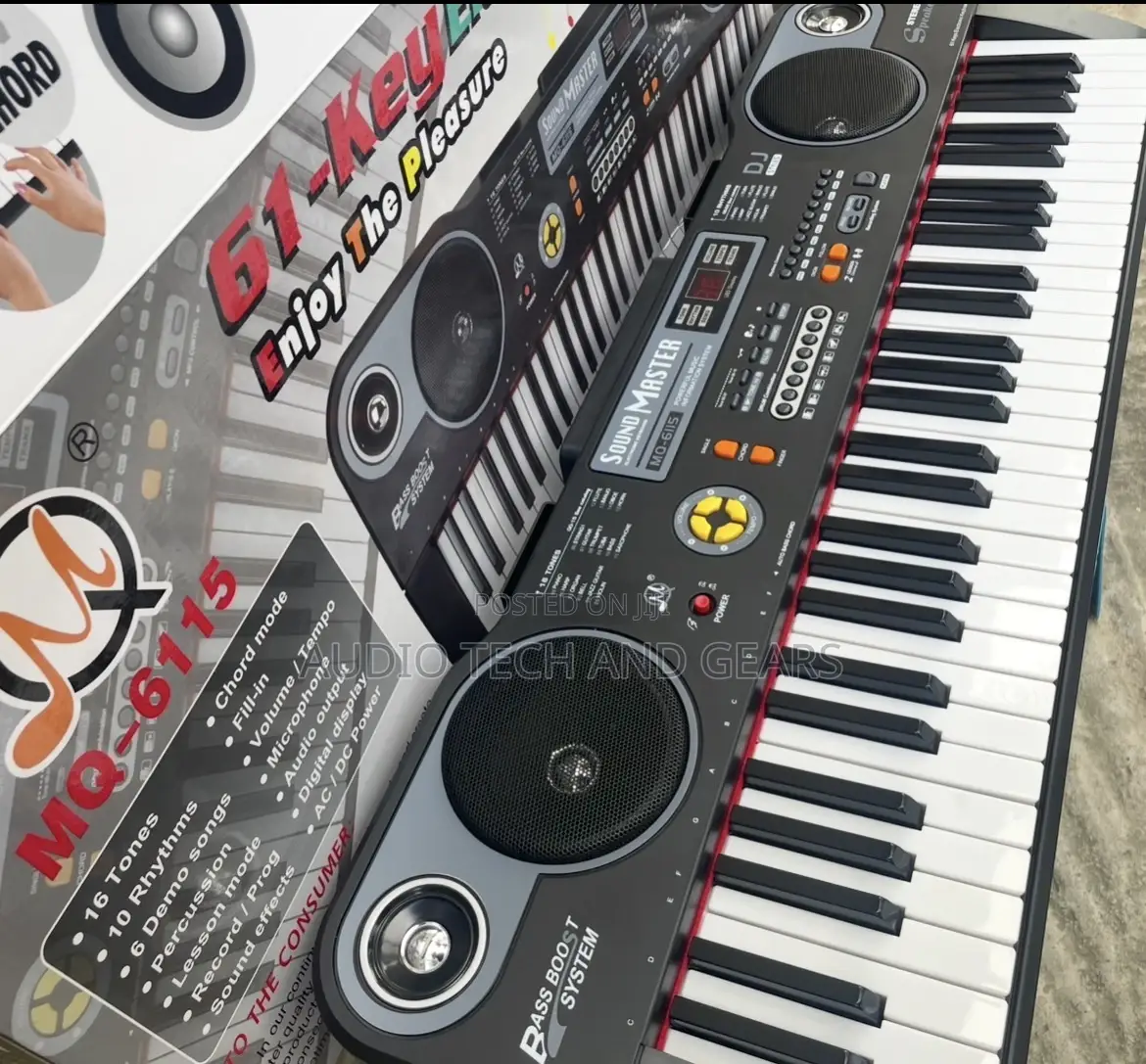 Sound Master 61 Keys Electronic Keyboard