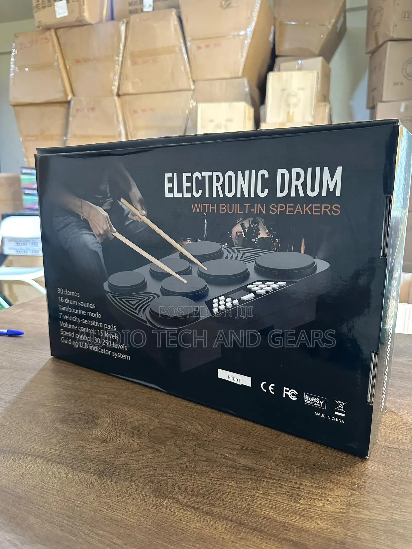 Electronic Drums With Built in Speakers