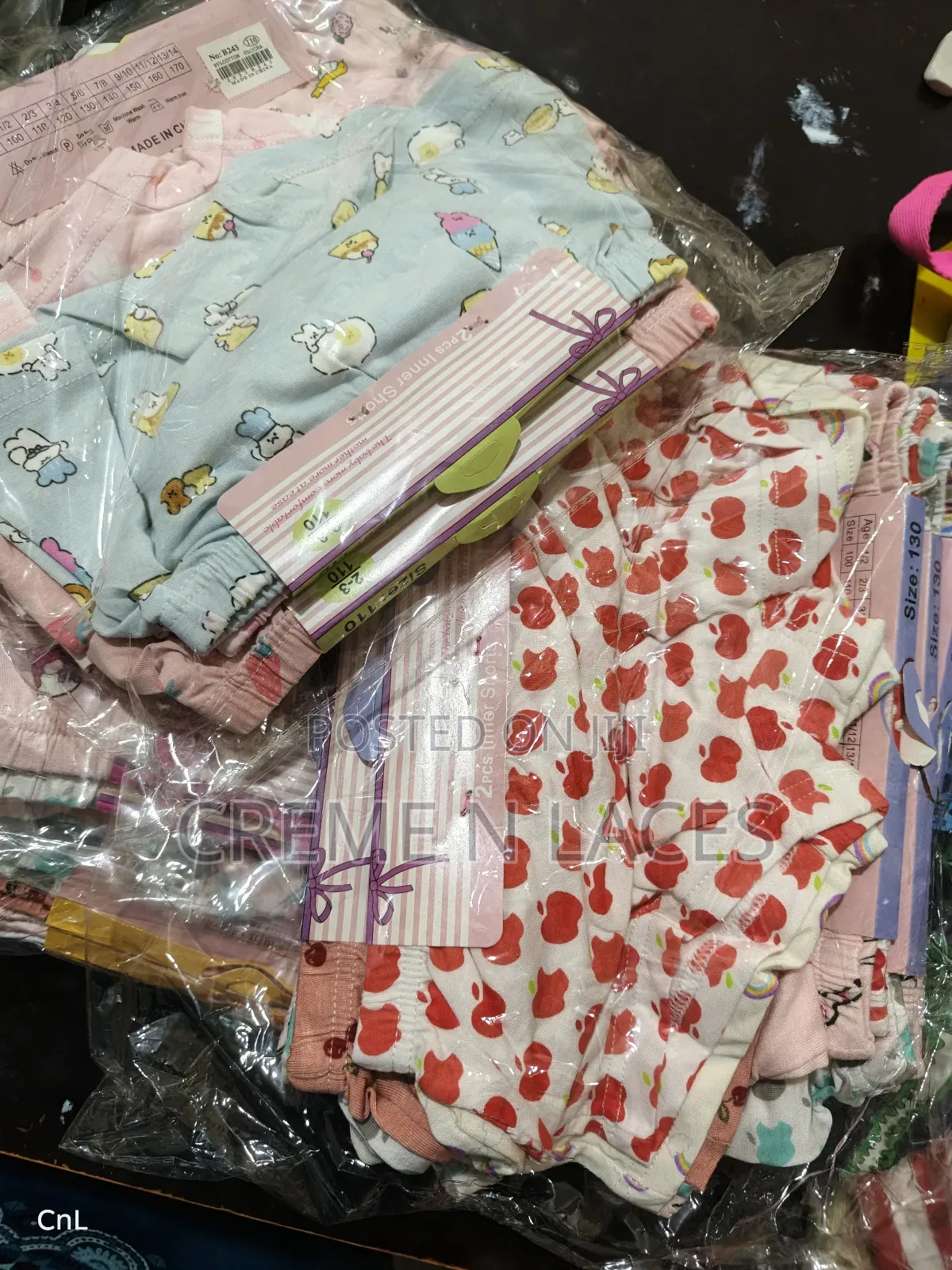 2 To 12 Girls Underwear/Inner Shorts
