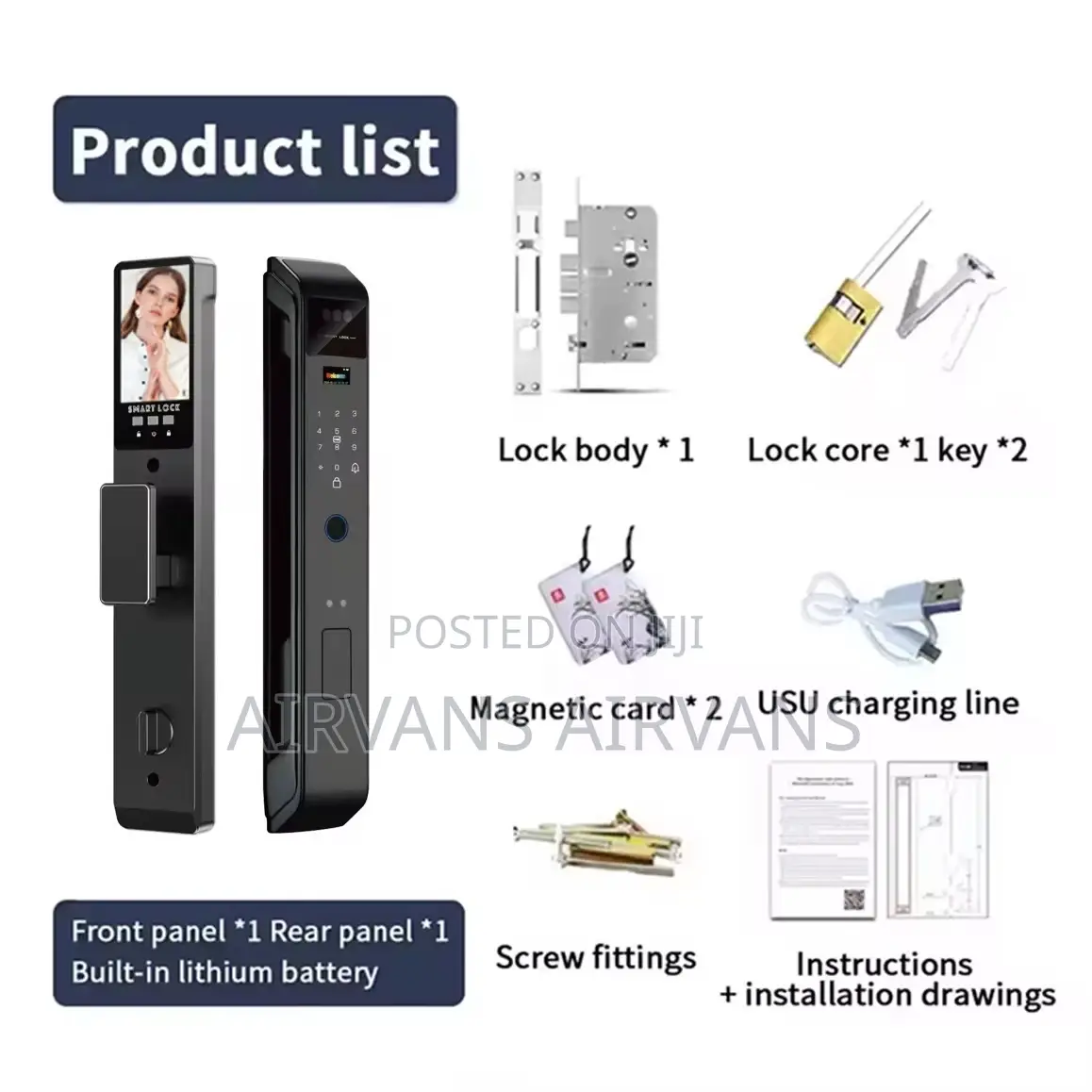 Tuya Smart Door Lock. ( With Intercom as Well)
