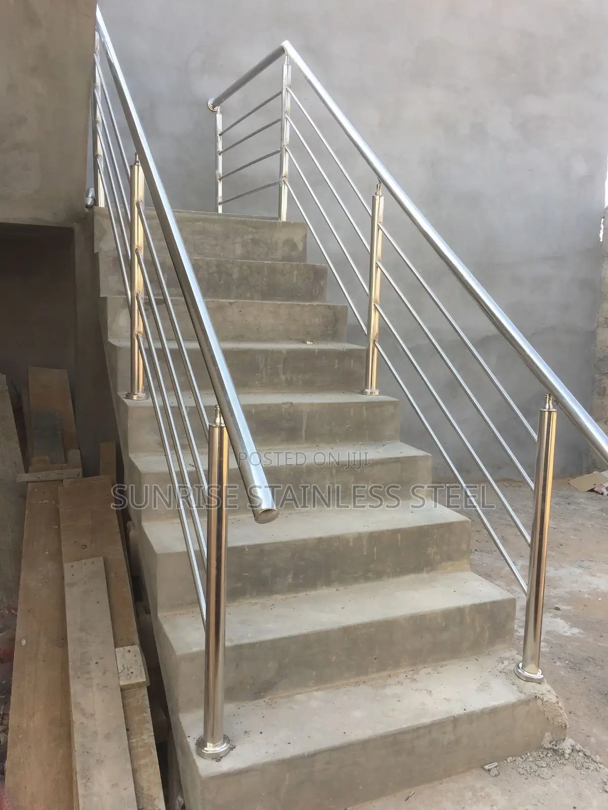 Sunrise Stainless Plain Glass Railing and Balcony