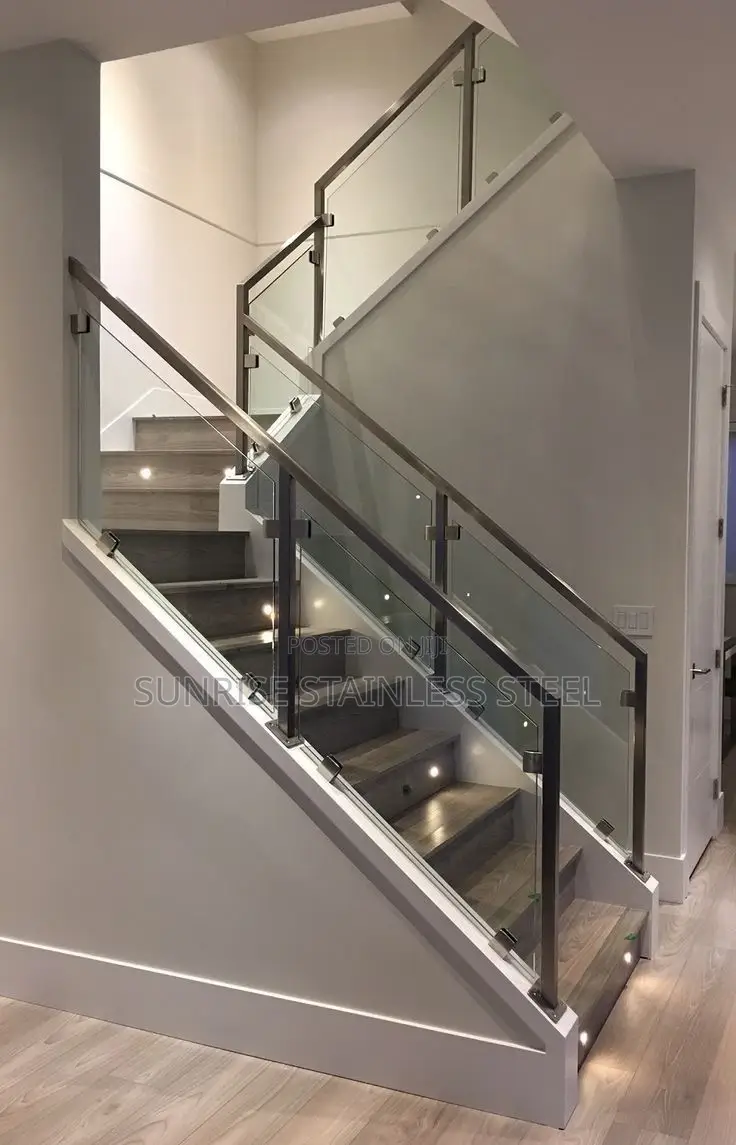 Sunrise Stainless Plain Glass Railing and Balcony