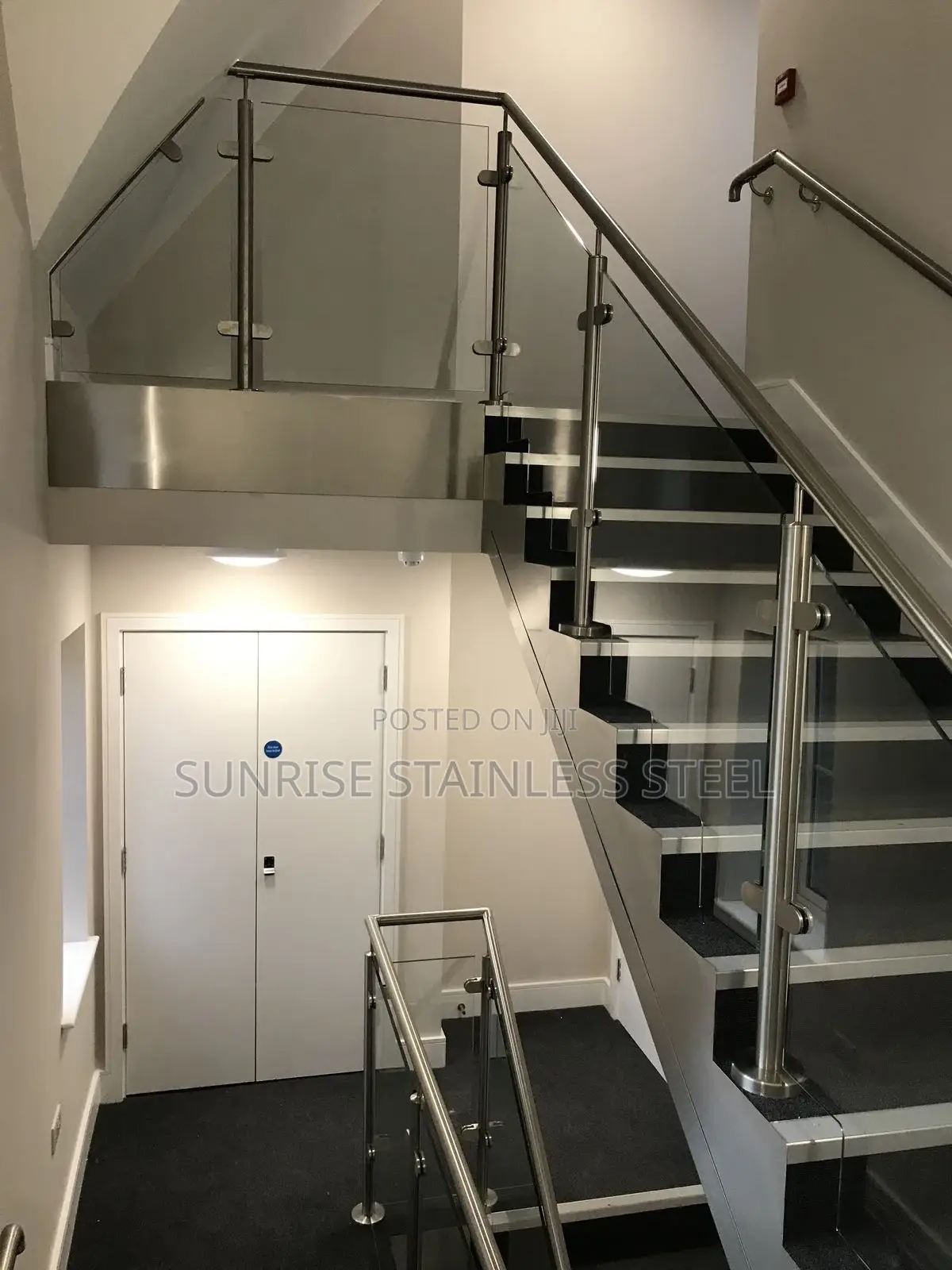 Sunrise Stainless Plain Glass Railing and Balcony