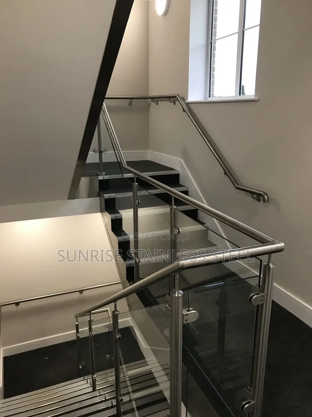 Sunrise Stainless Plain Glass Railing and Balcony