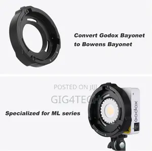 Godox Ml-Gb Bowens Mount Speedring Adapter for Ml60ii Ml100 Ad400pro