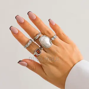6 Set Alloy Rings
