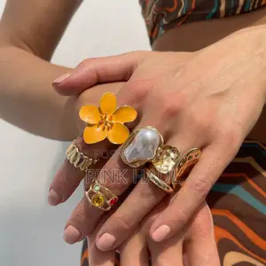 6 Set Alloy Rings