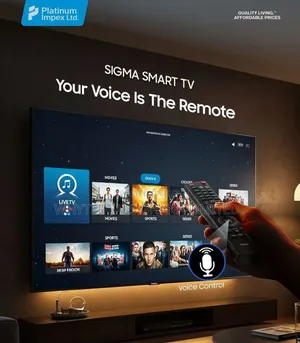 Sigma 55" Smart Android Qled Tv| Bluetooth| Voice-control| Uhd 4k|2025