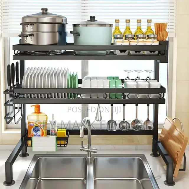 2 Tier Kitchen Over the Sink Rack/Dish Drainer Rack