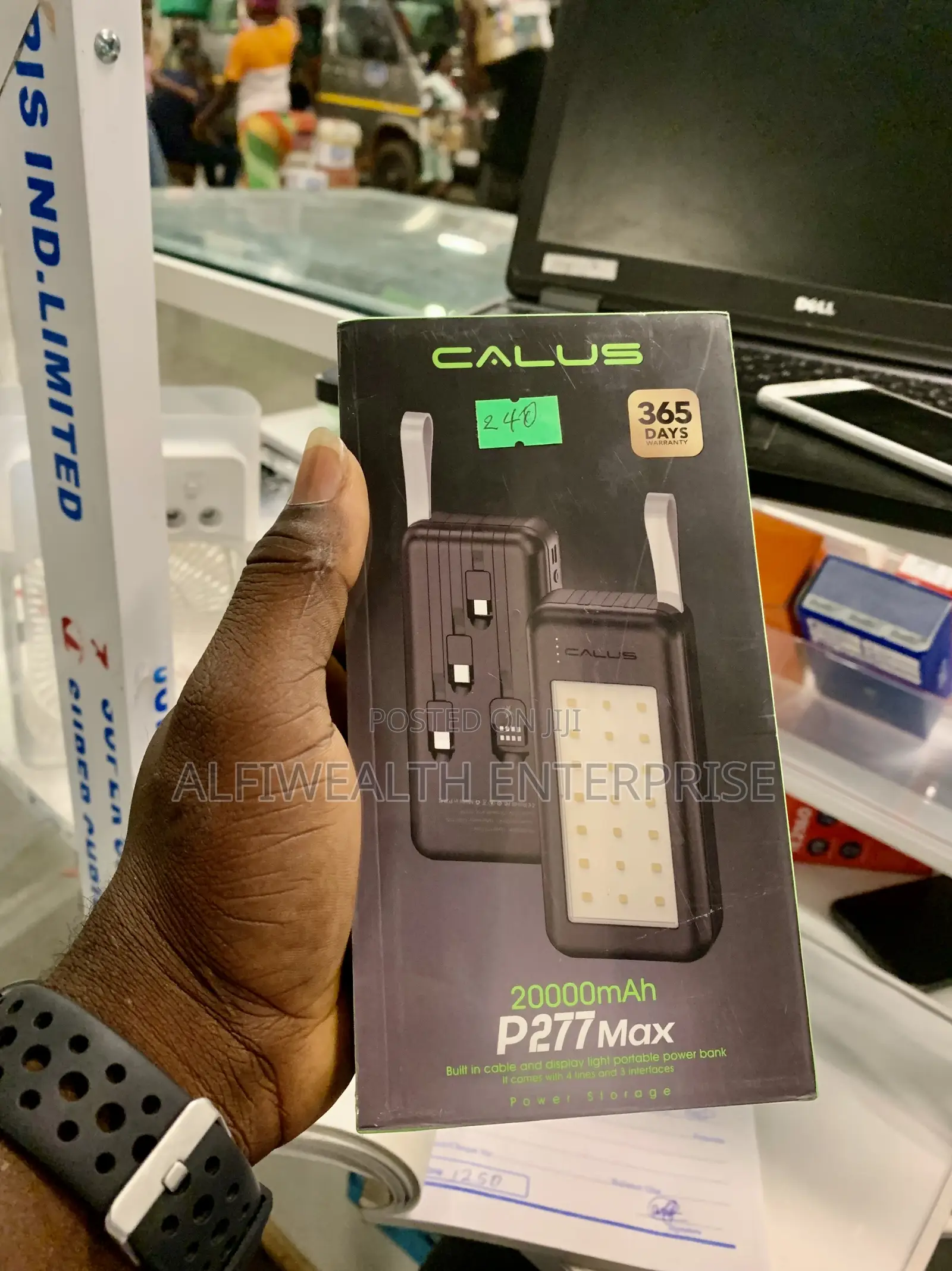 Calus 20000mah Power Bank With Torchlight