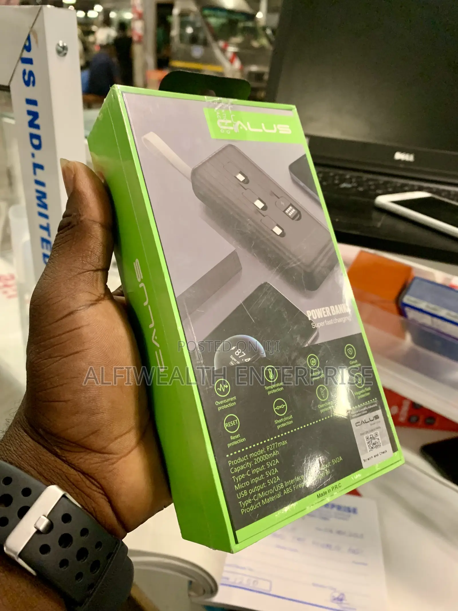 Calus 20000mah Power Bank With Torchlight