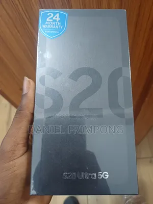 New Samsung Galaxy S20 Ultra 5G 128 GB Black