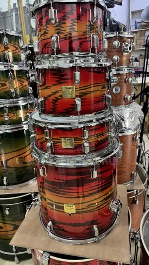 5 Set Original Tama Drums With Two Cymbals