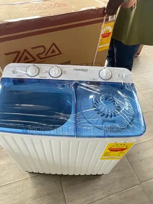 Nasco 10kg Twin Tub Semi Automatic Washer Powerful Reliable Cleaning