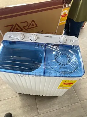 Save Time Energy With Nasco 10kg Semi Auto Washing Machine (White)