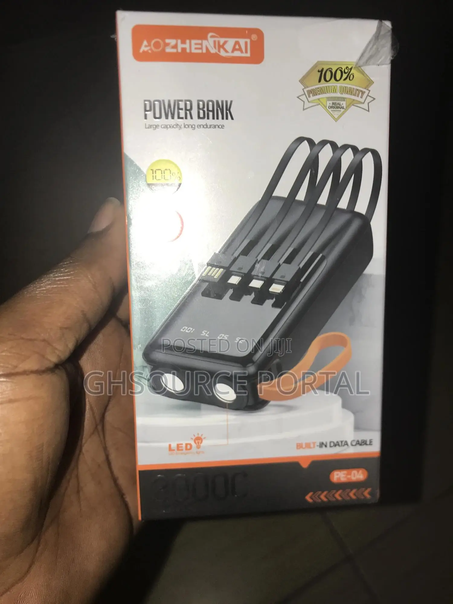 30000 Mah Power Bank With Cables