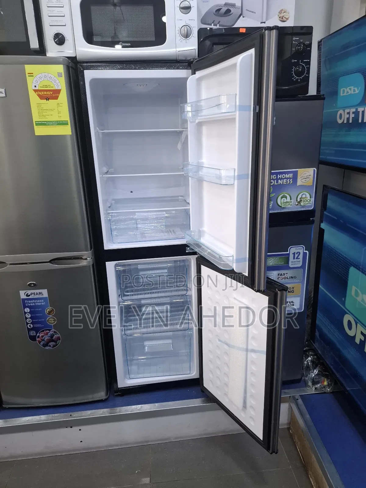 Nasco 158ltrs Down Freezer Double Door Fridge Gray Colour Available