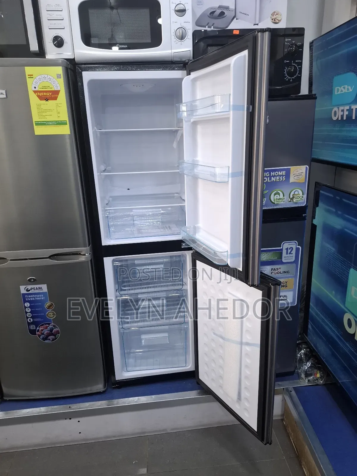 Nasco 158ltrs Down Freezer Double Door Fridge Gray Colour Available