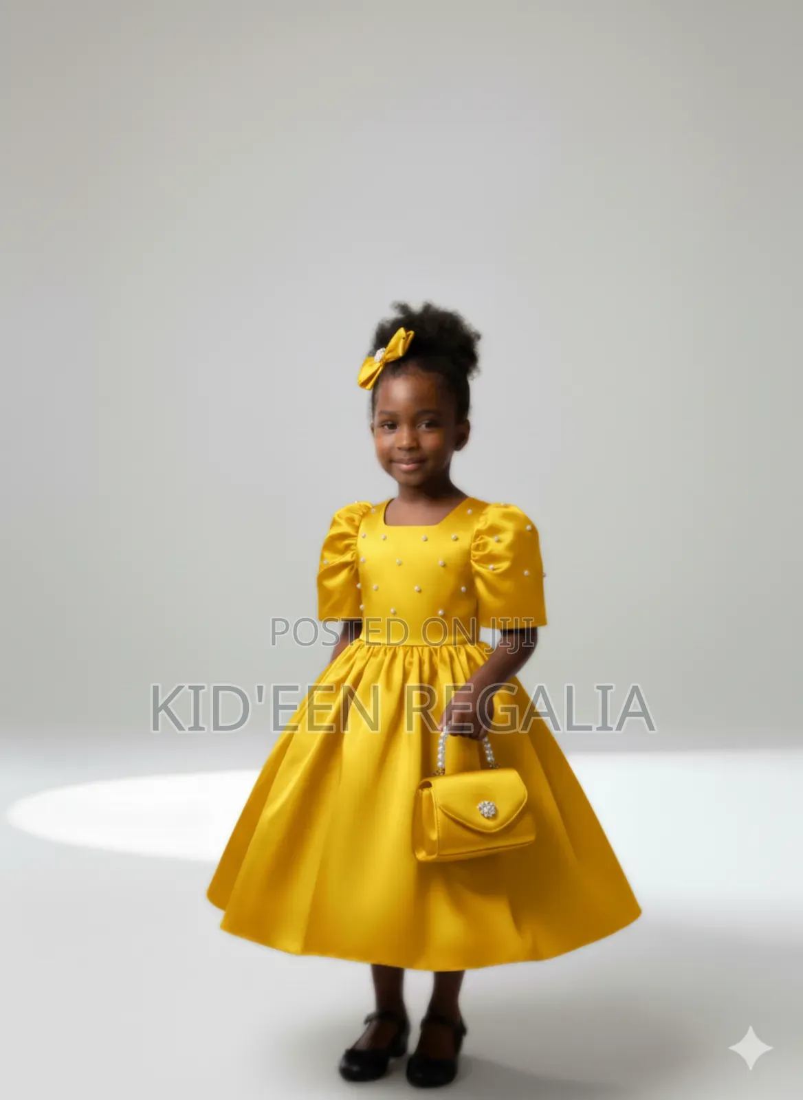 Beautiful Girls Satin Dresses for Girls 1- 6 Years / Kid'een Regalia