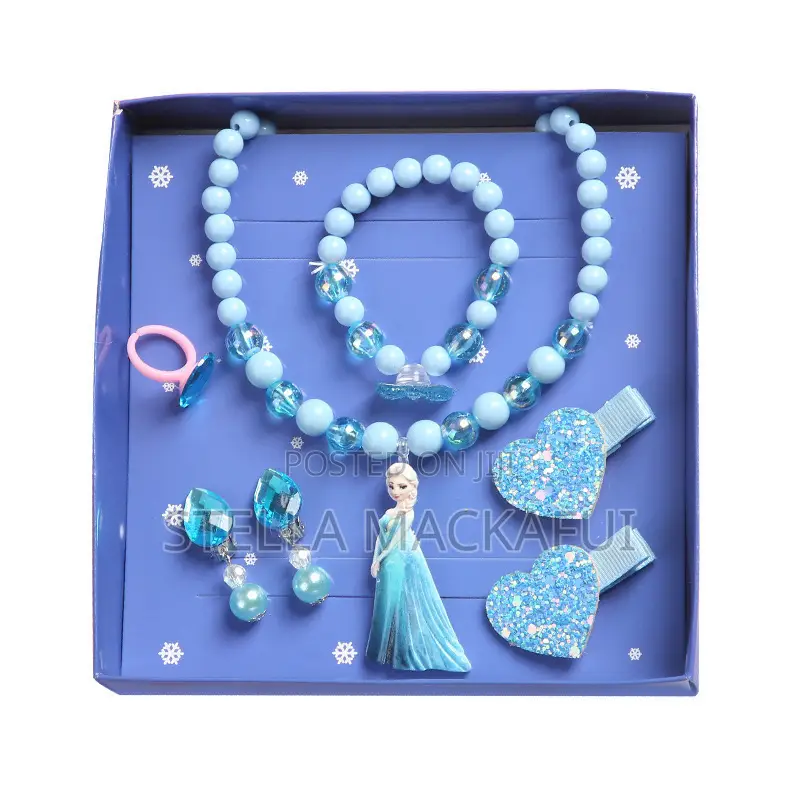Girls Jewellery Set In Cartoon Characters