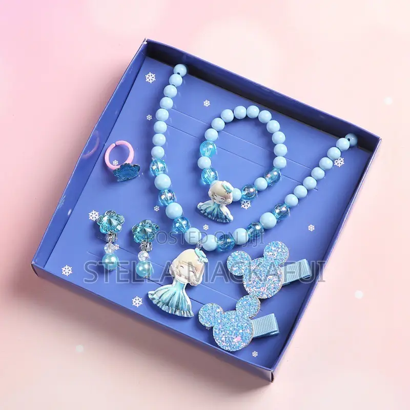 Girls Jewellery Set In Cartoon Characters