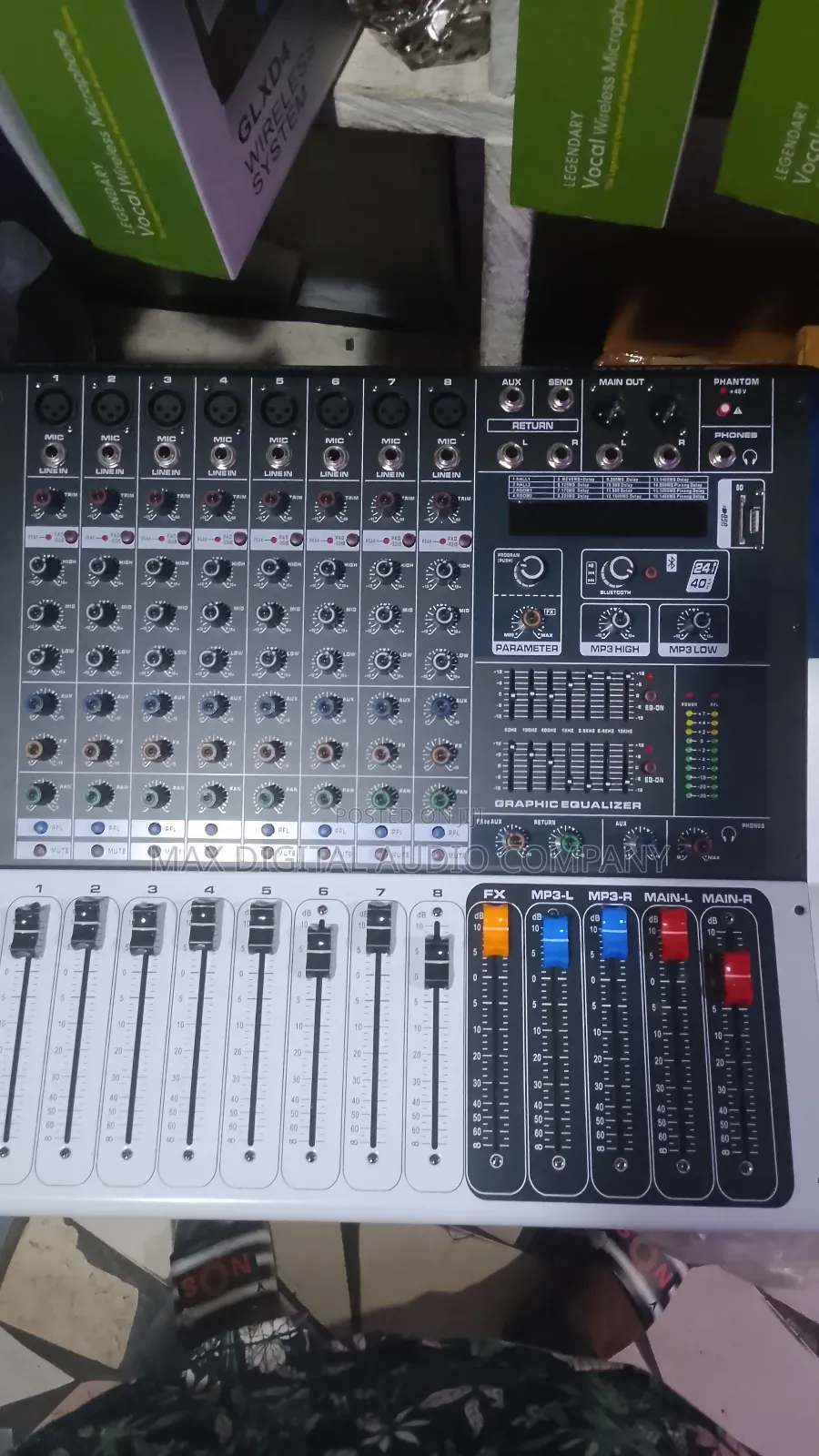 Kv 8 Yamaha Powered Mixer Board