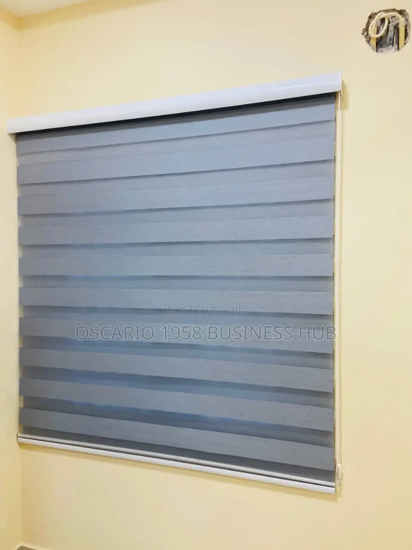 High Quality Gray Blinds Curtains / Window Blinds Curtains