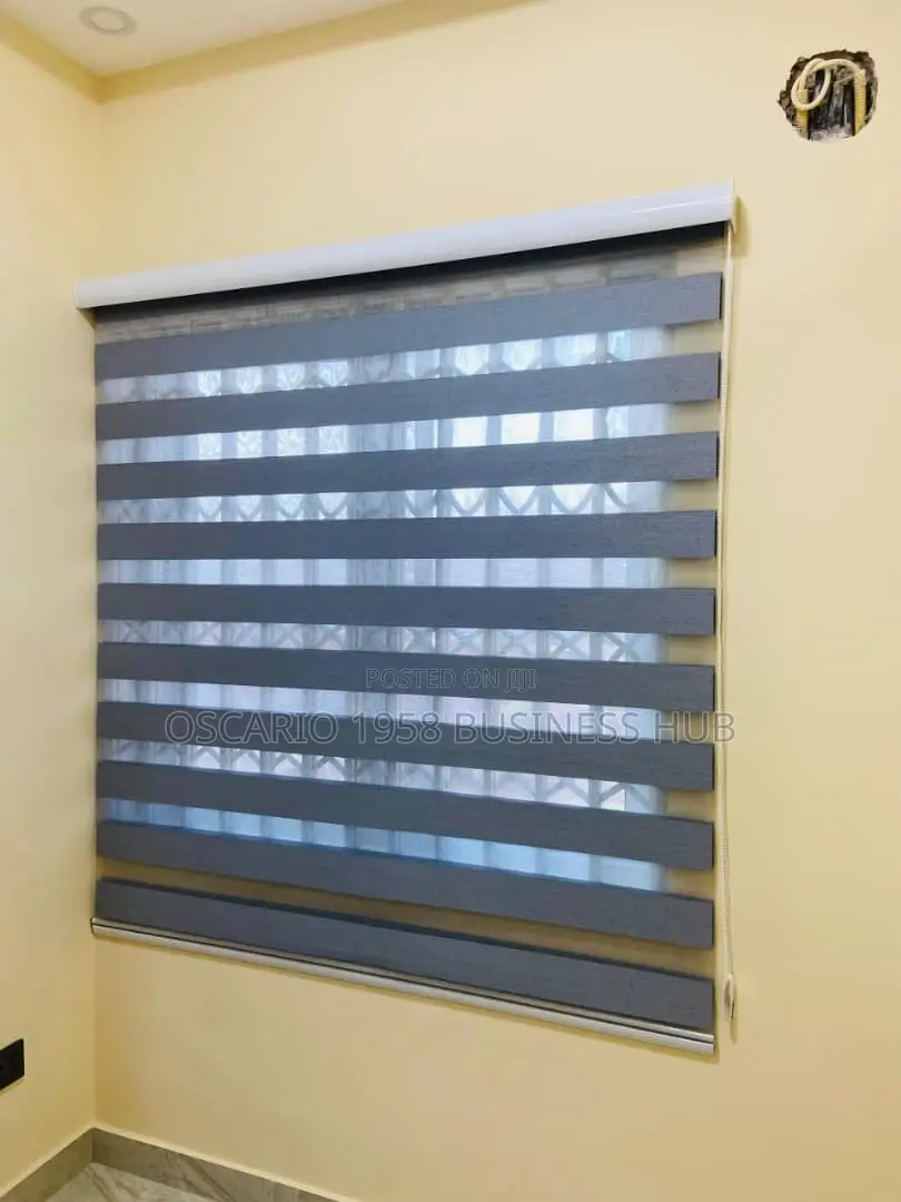 High Quality Gray Blinds Curtains / Window Blinds Curtains