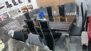 Marble Dining Room Set Available for Sale