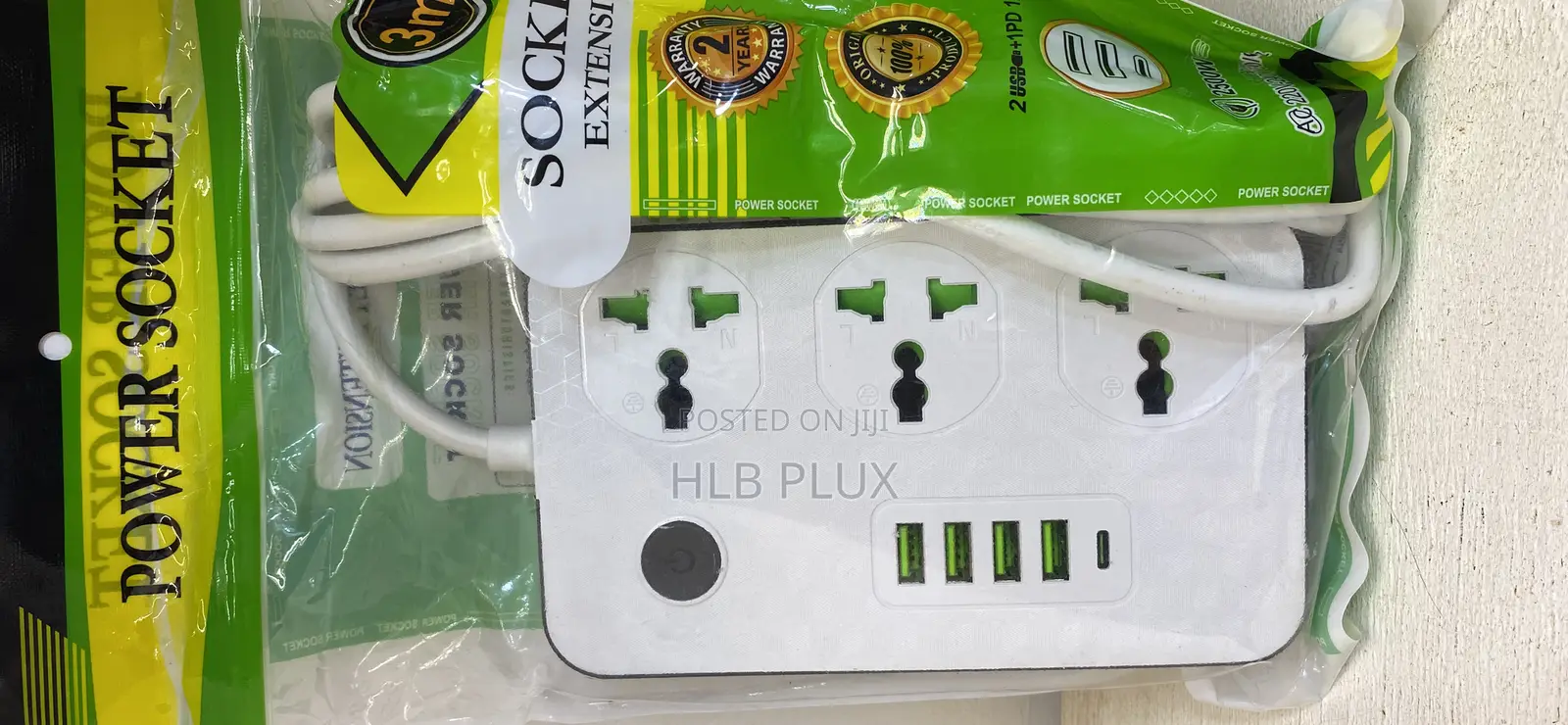 3 Way Multi Extension Board With Usb Port