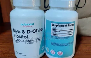 Nutricost, Women, Myo D- Chiro Inositol, 120 Caps(Pcos, Fertility)