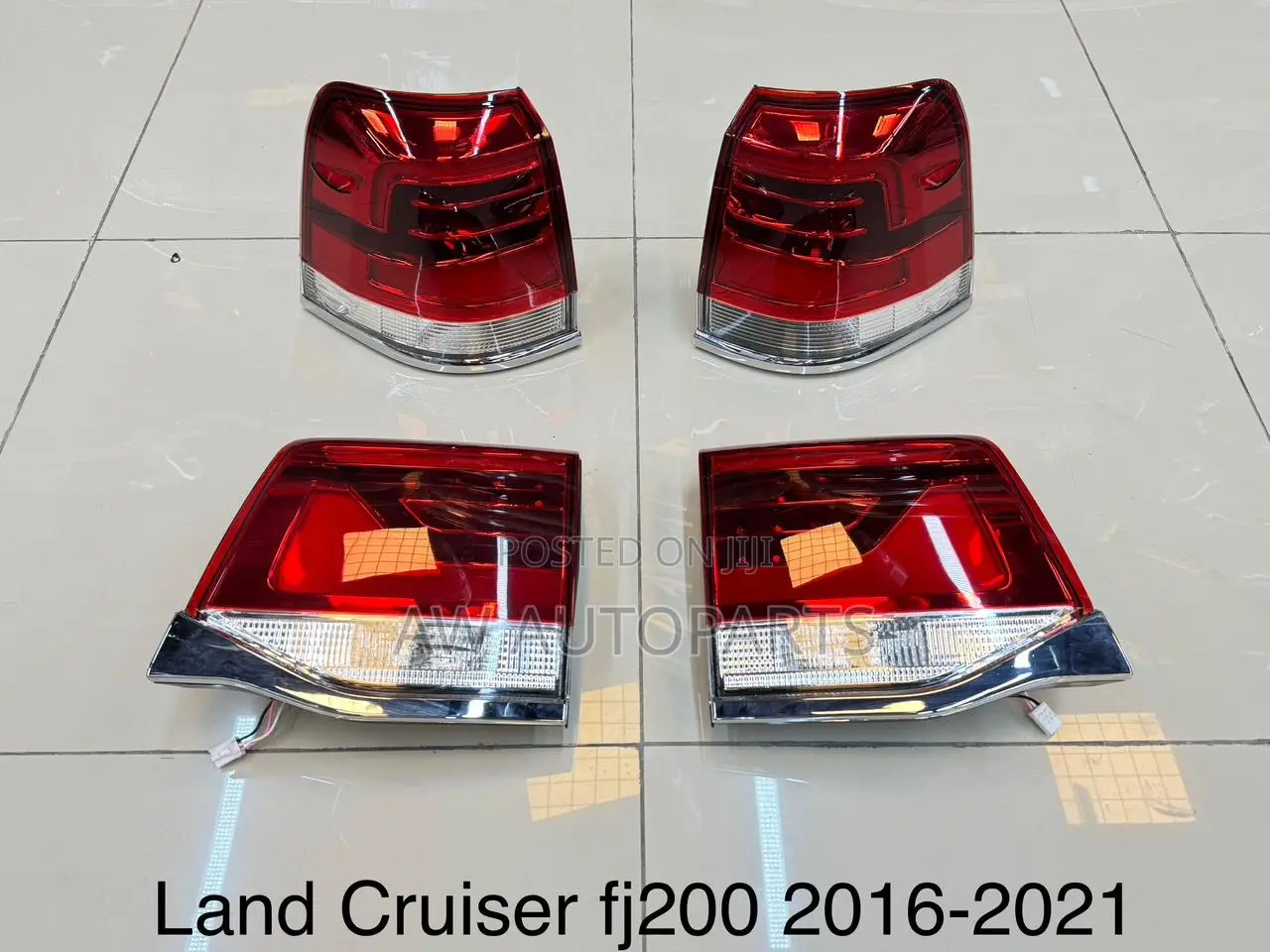 Toyota Landcruiser 2016 -2021 Taillights With Boot Light Set S