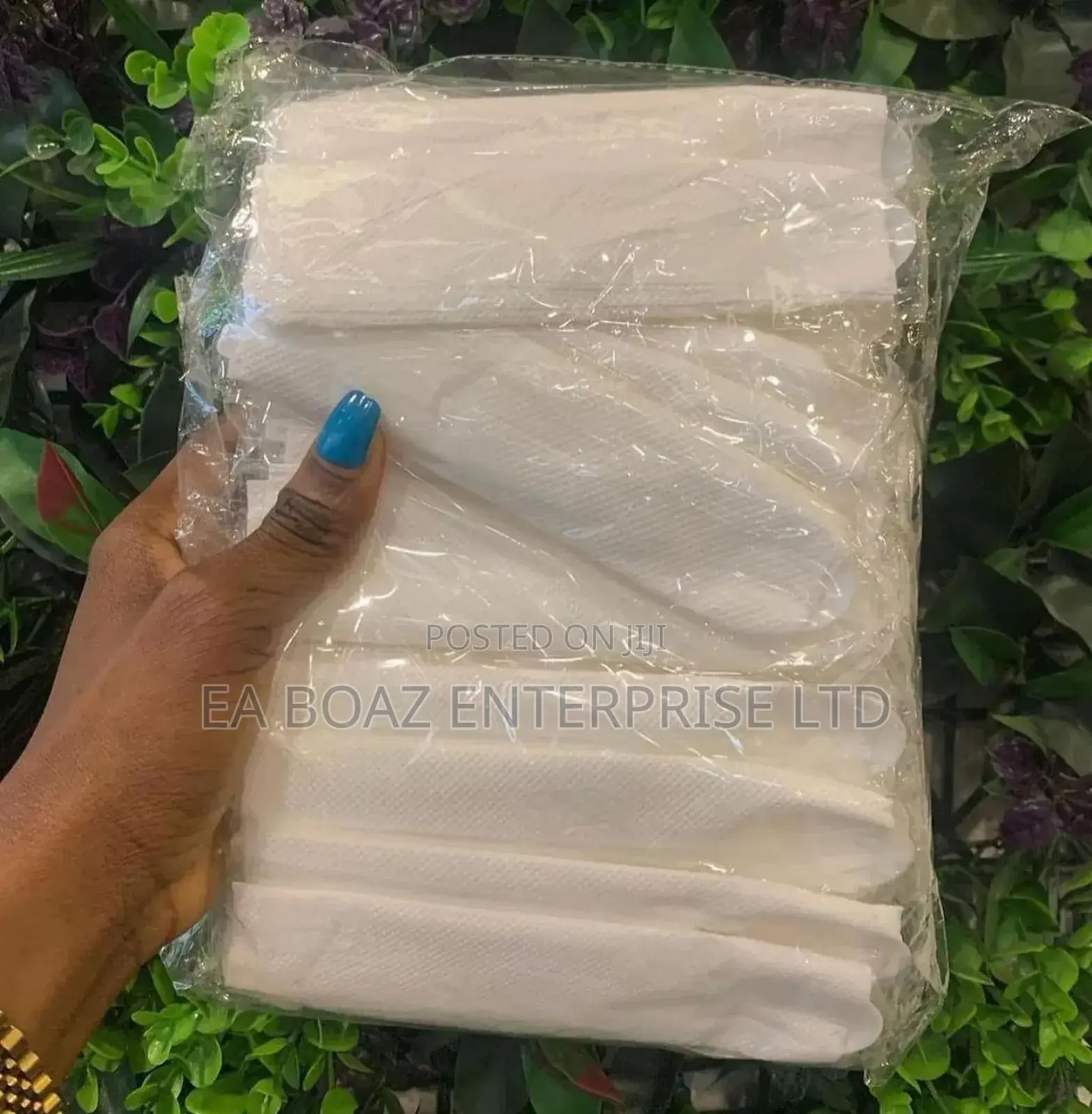 Plastic Disposable Spoon Fork Individually Wrapped 50pieces