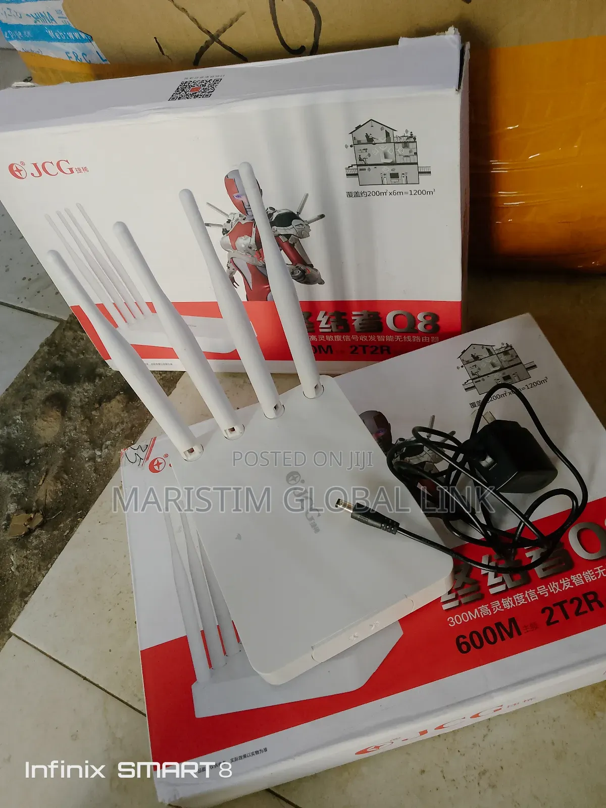 JCG Smart Wireless Router Repeter 600m ( Does Not Support Sim Card )