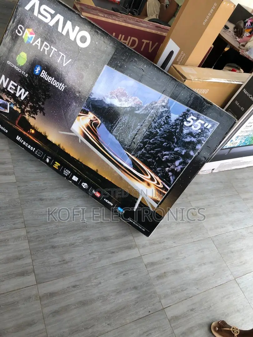 55” Smart Led Tv Watch, Stream Feel the Magic
