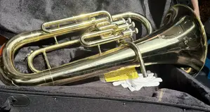 Yamaha Yep-621s Silver-Plated Bb Euphonium.