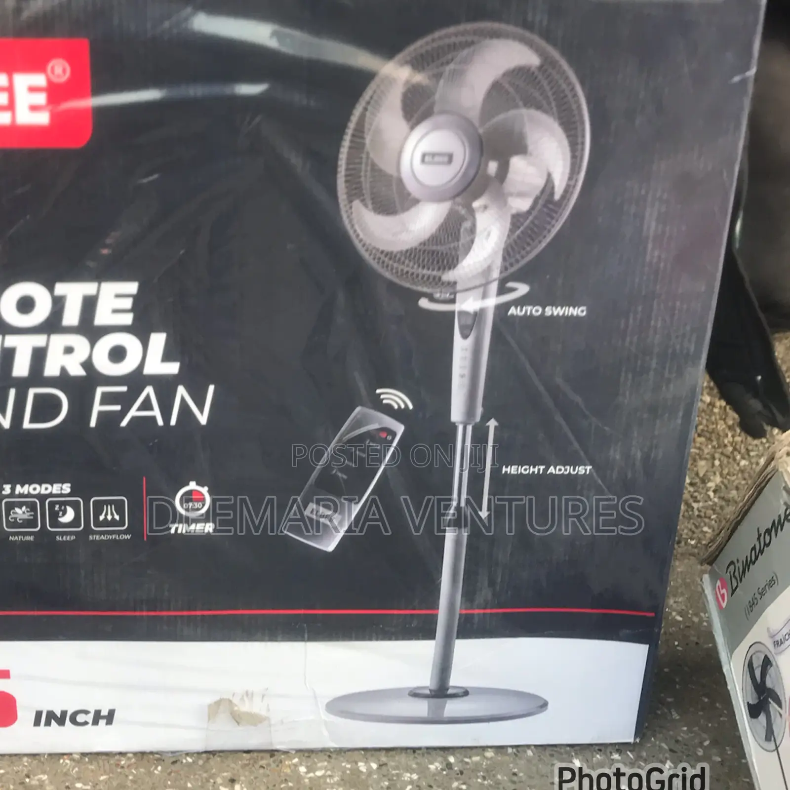Elbee 16 Inches Remote Control Standing Fan (Lb-659r)