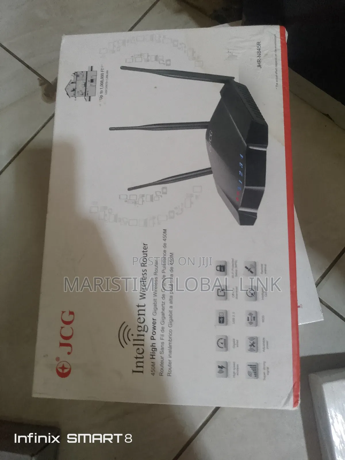 JCG Intelligent Wireless Router 450m (Router Extender)